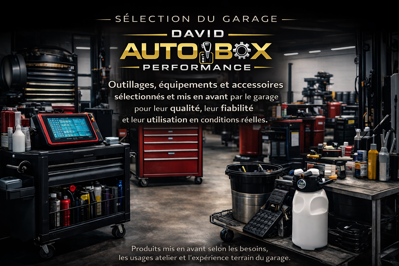 Sélection du garage