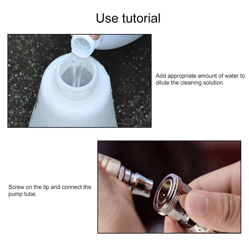 Pistolet de nettoyage intérieur Tornador – Gun nettoyage à air comprimé Car interior cleaning tools