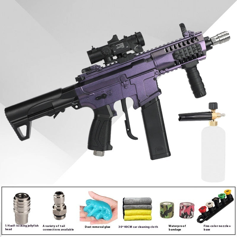 Pistolet lavage automobile premium avec mousseur haute pression ergonomique
