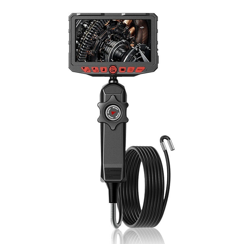 Caméra endoscopique inspection automobile écran HD 7 pouces rotation 360 degrés
