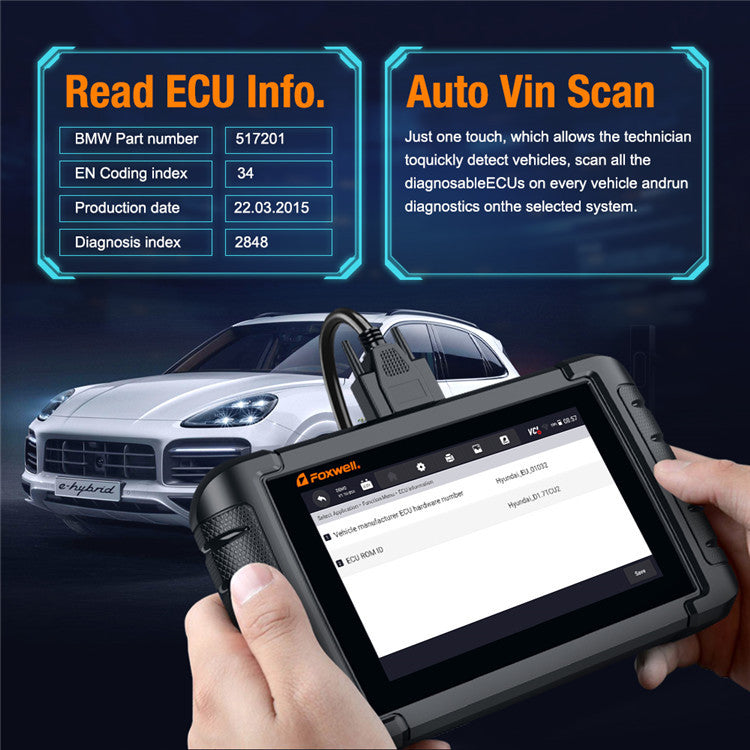 Valise diagnostic automobile multimarque OBD2 écran tactile WiFi temps réel
