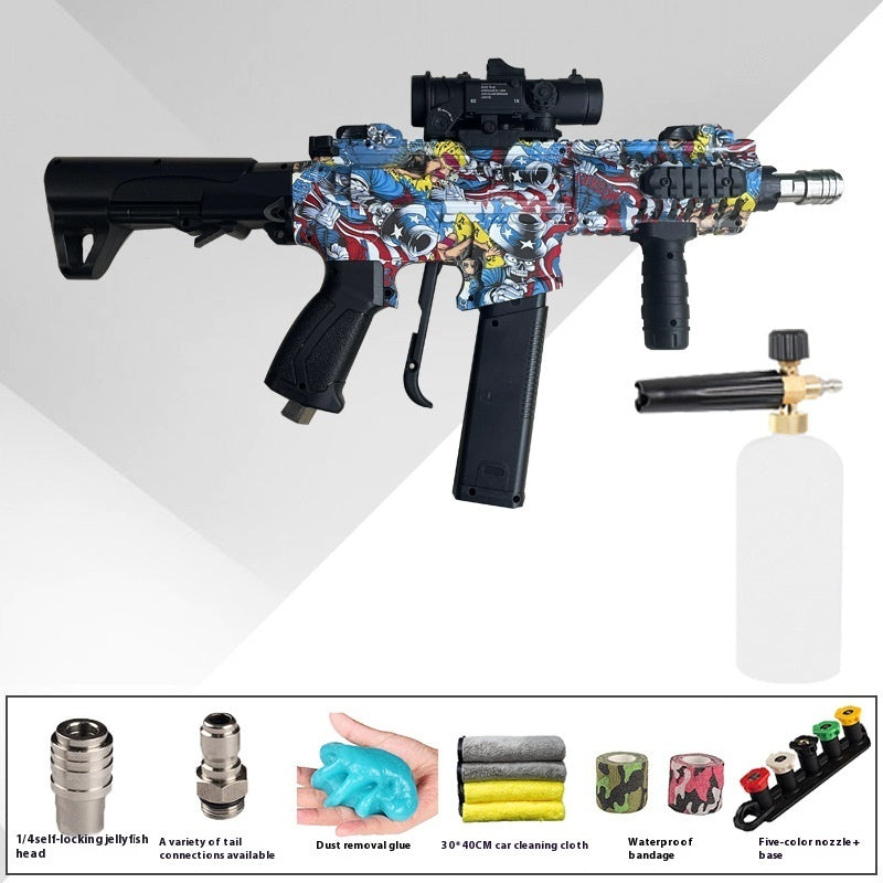 Pistolet lavage automobile premium avec mousseur haute pression ergonomique
